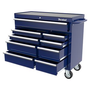 Duralast 46in Blue 9 Drawer Tool Cabinet