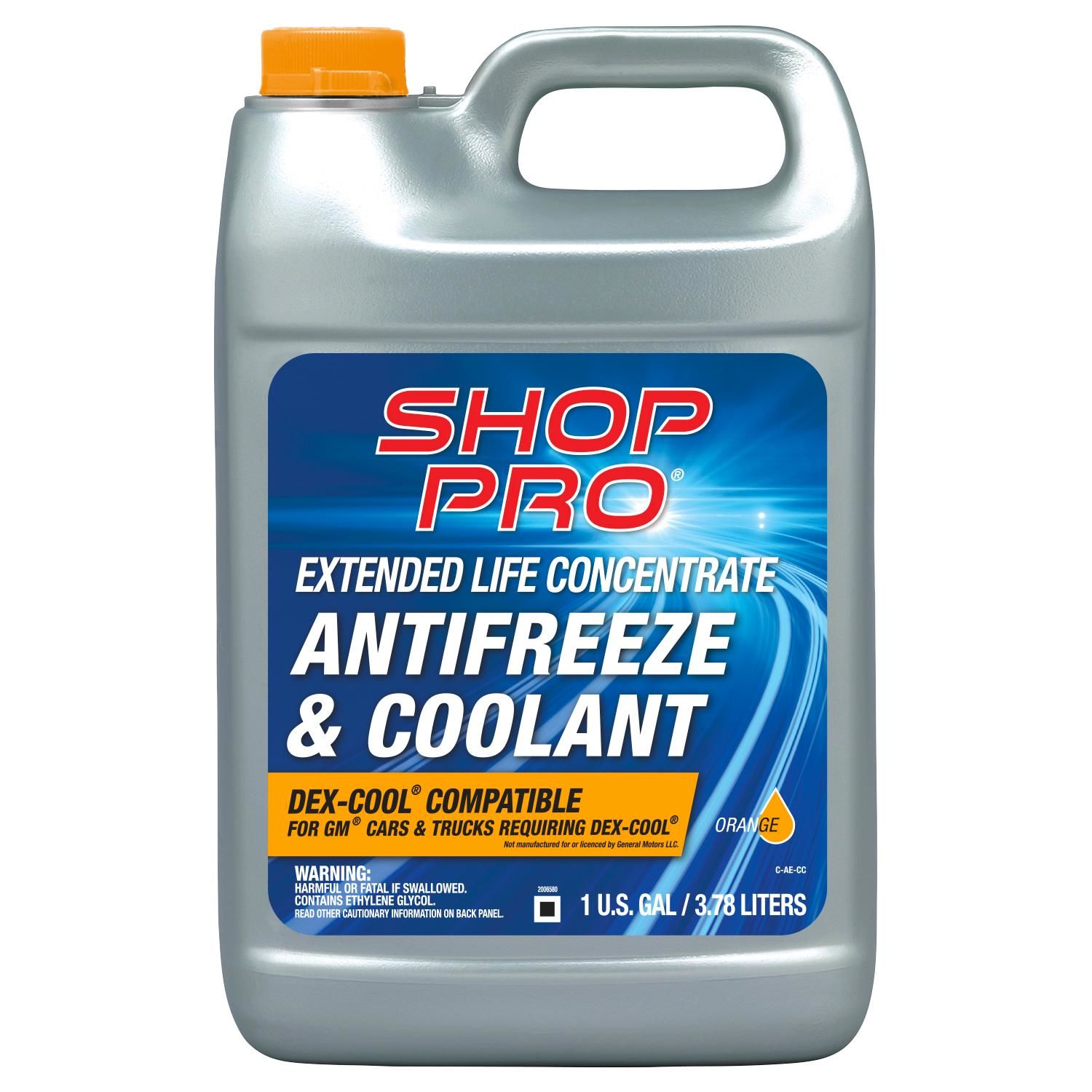 ShopPro Antifreeze/Coolant Domestic Orange Concentrate 1 Gallon