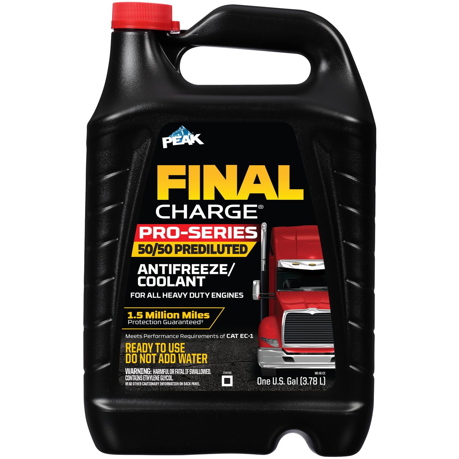 PEAK Final Charge 50/50 Antifreeze and Coolant 1gal