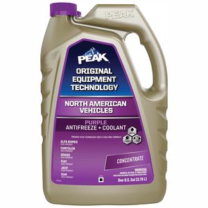 PEAK Original Equipment Technology North American Vehicles Purple Antifreeze and Coolant Concentrate 1 Gallon