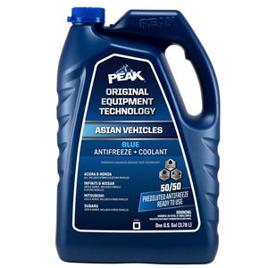 PEAK Original Equipment Technology Asian Vehicles Blue Antifreeze and Coolant Ready-To-Use for Mitsubishi Lancer