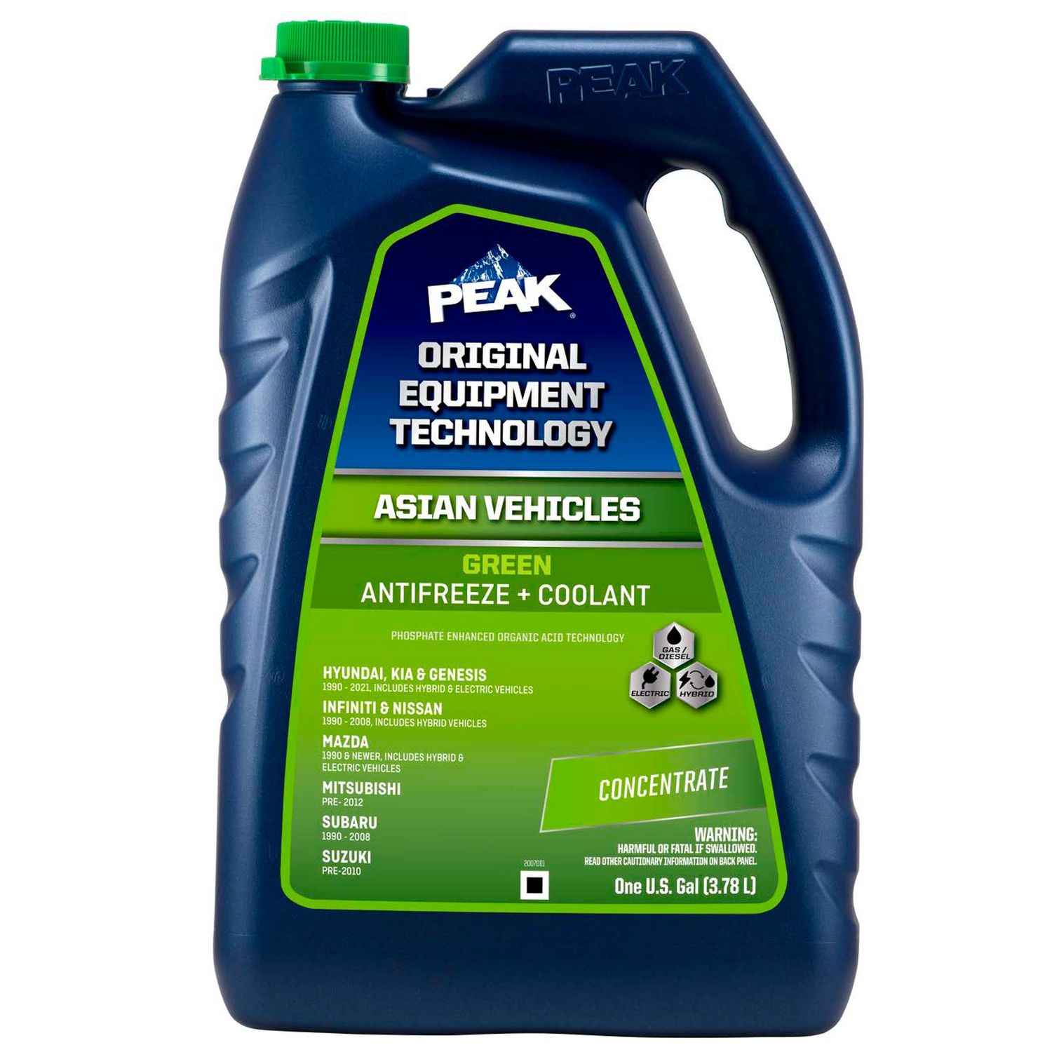 Peak OET Antifreeze/Engine Coolant PAG0B3