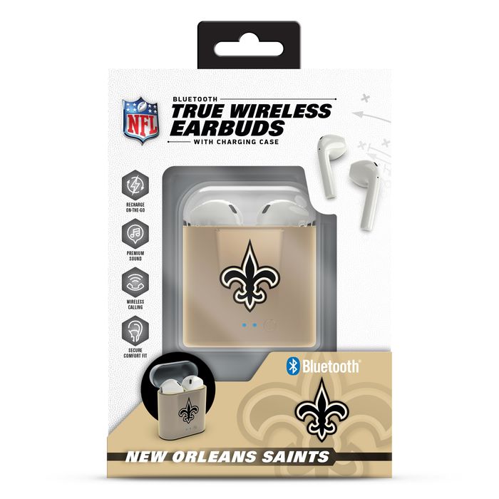 Prime Brands Group New Orleans Saints True Wireless Earbuds