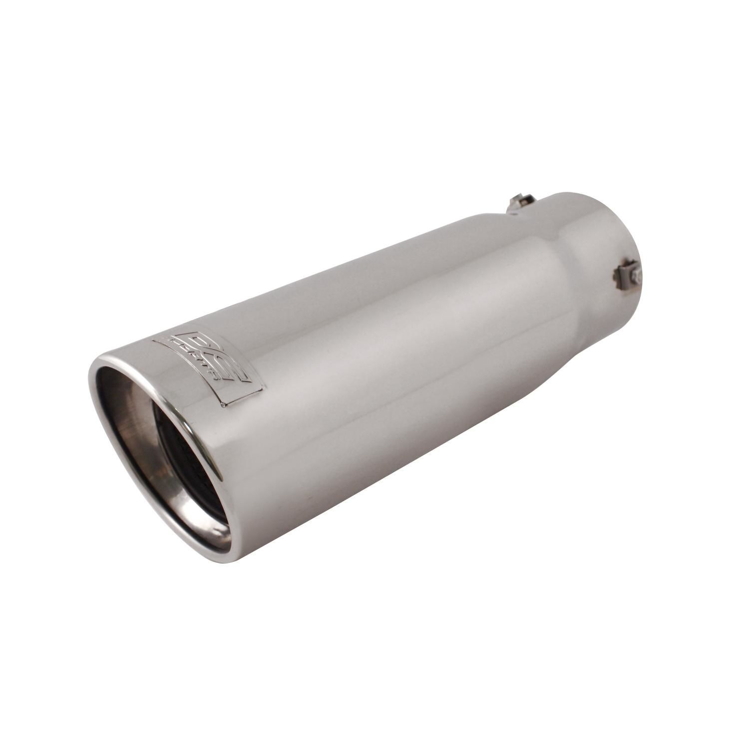 DC Sports 4 in. X 14 in. Stainless Steel BoltOn System Resonated