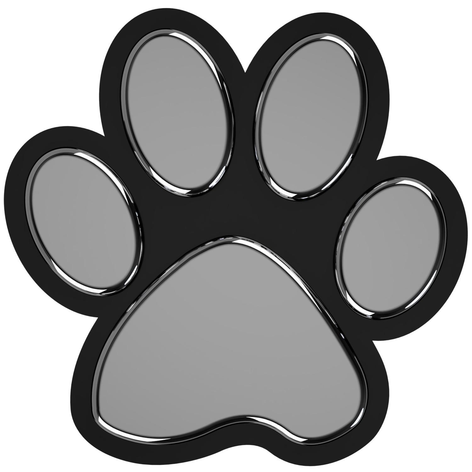 Pilot Dog Paw Emoji Emblem