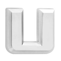 Pilot Chrome Letter U Emblem