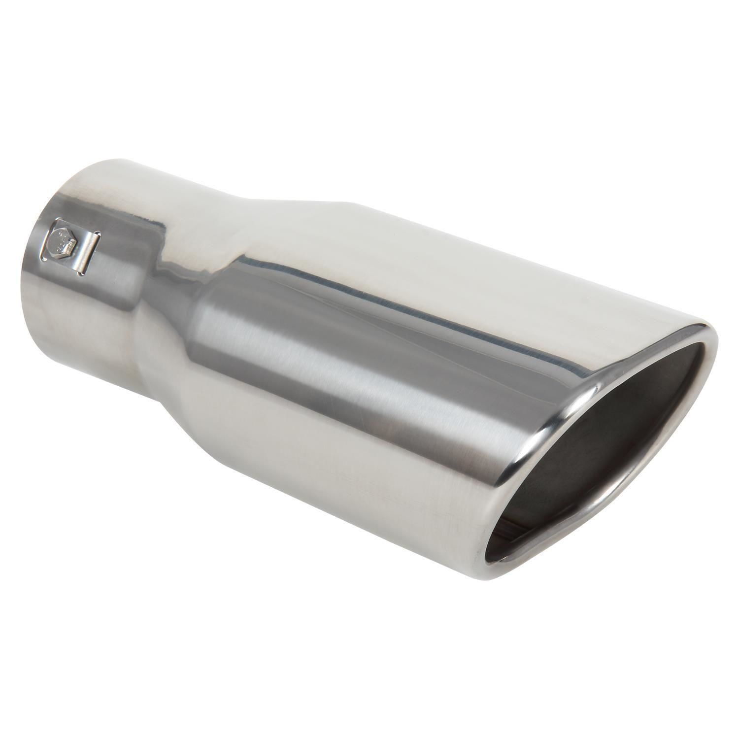 Pilot Square Oval Slant Cut Exhaust Tip