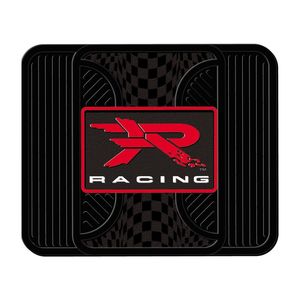 Plasticolor Red R Racing Velocity Style Rear Utility Floor Mat