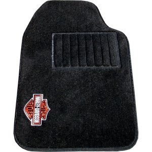 Plasticolor Harley Davidson Carpet Floor Mat 2 Piece