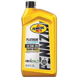 Pennzoil Platinum Full Synthetic Engine Oil 5W-20 1 Quart for Mercedes Benz C300