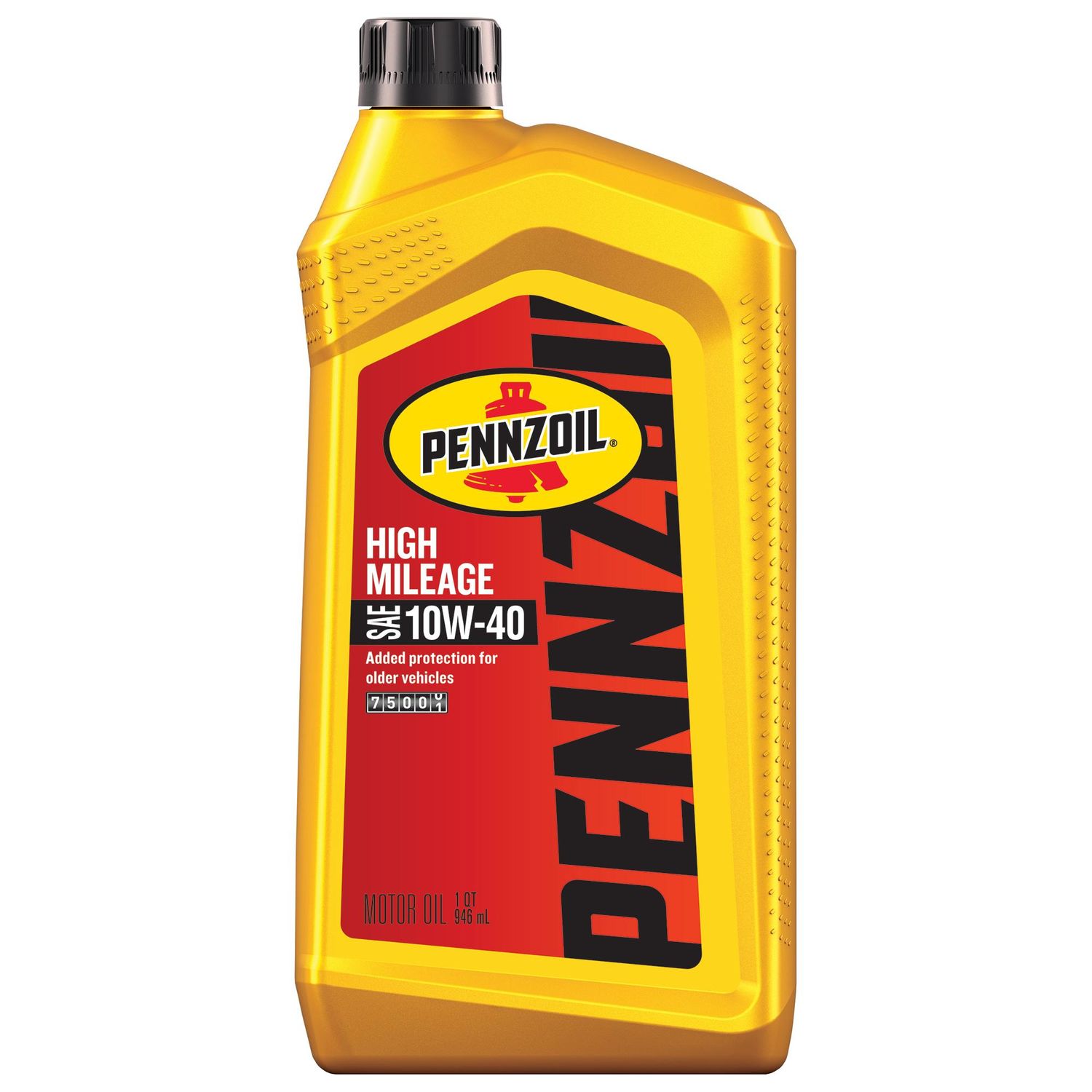 Pennzoil Engine Oil High Mileage Conventional 10W-40 1 Quart