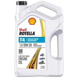 Shell ROTELLA T4 Triple Protection Diesel Conventional Engine Oil 10W-30 1 Gallon for Mini Cooper Paceman