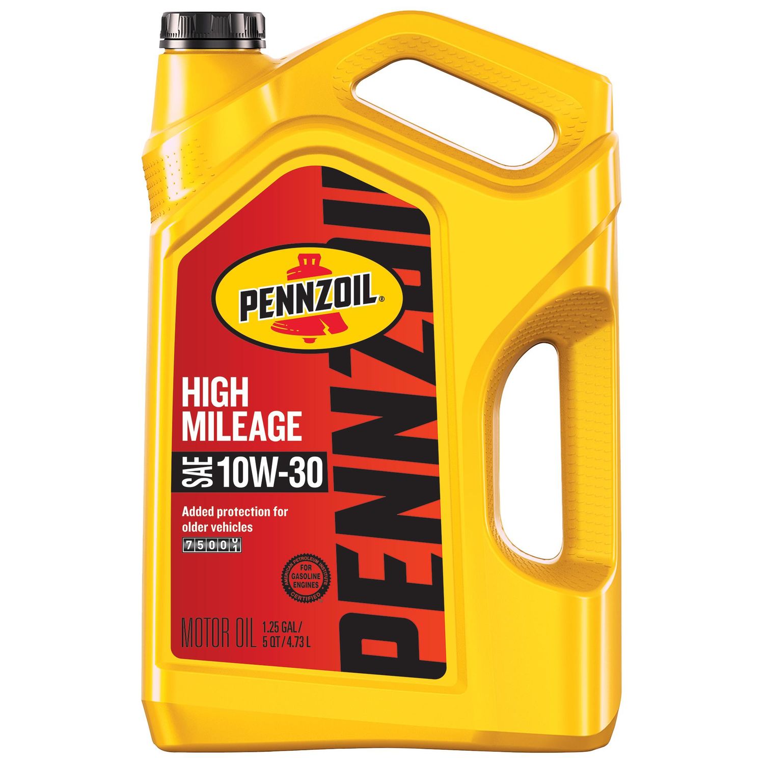 Pennzoil Engine Oil High Mileage Conventional 10W30 5 Quarts