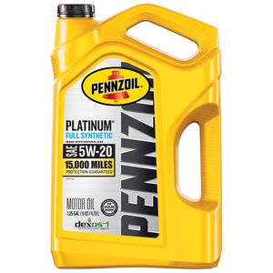 Pennzoil Platinum Standard Full Synthetic Engine Oil 5W-20 5 Quart for 2011 Toyota RAV4