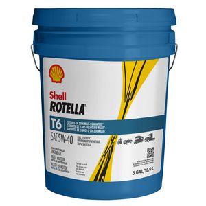 Shell ROTELLA T6 Full Synthetic Engine Oil 5W-40 5 Gallon for Mini Cooper Paceman