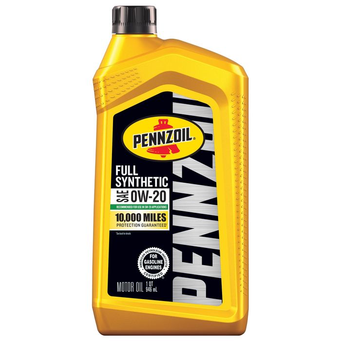 Pennzoil Full Synthetic Engine Oil 0W-20 1 Quart