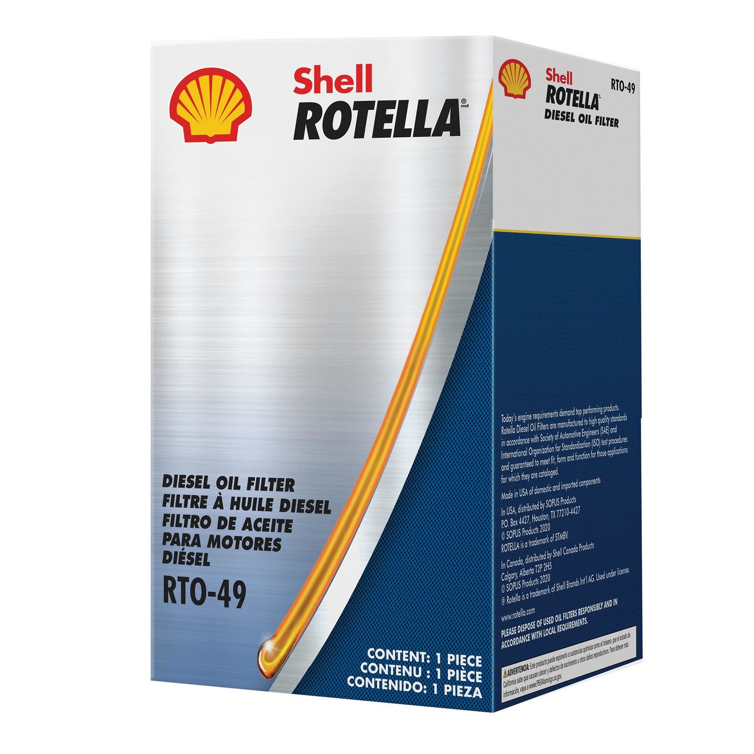Shell Rotella Oil Filter RTO49