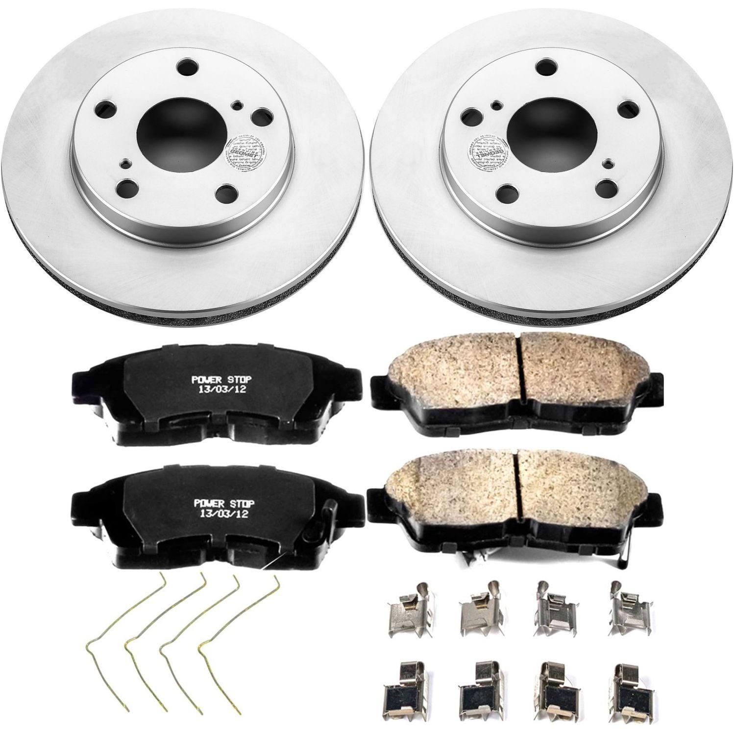 PowerStop Performance Brake Pads Rotors Kit CRK1052