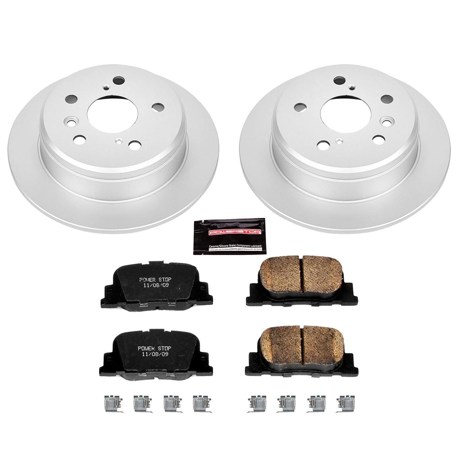 PowerStop Performance Brake Pads Rotors Kit CRK1084