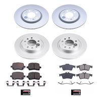 PowerStop Performance Brake Pads Rotors Kit CRK1434 for 2010 Saturn Sky