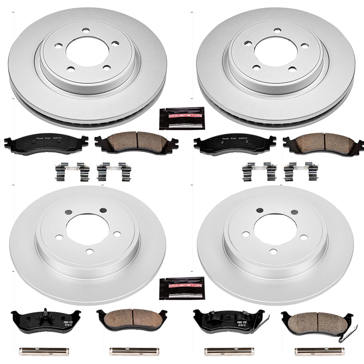 PowerStop Performance Brake Pads Rotors Kit CRK1443