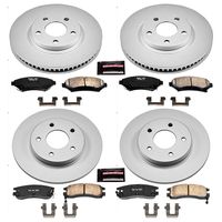 PowerStop Performance Brake Pads Rotors Kit CRK1543 for 2004 Buick Park Avenue