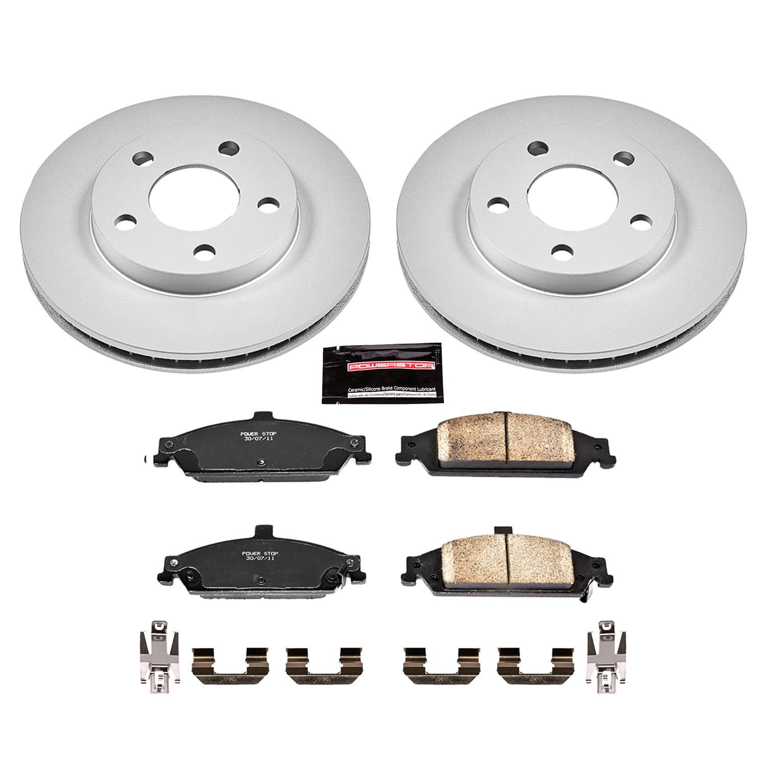 PowerStop Performance Brake Pads Rotors Kit CRK1551