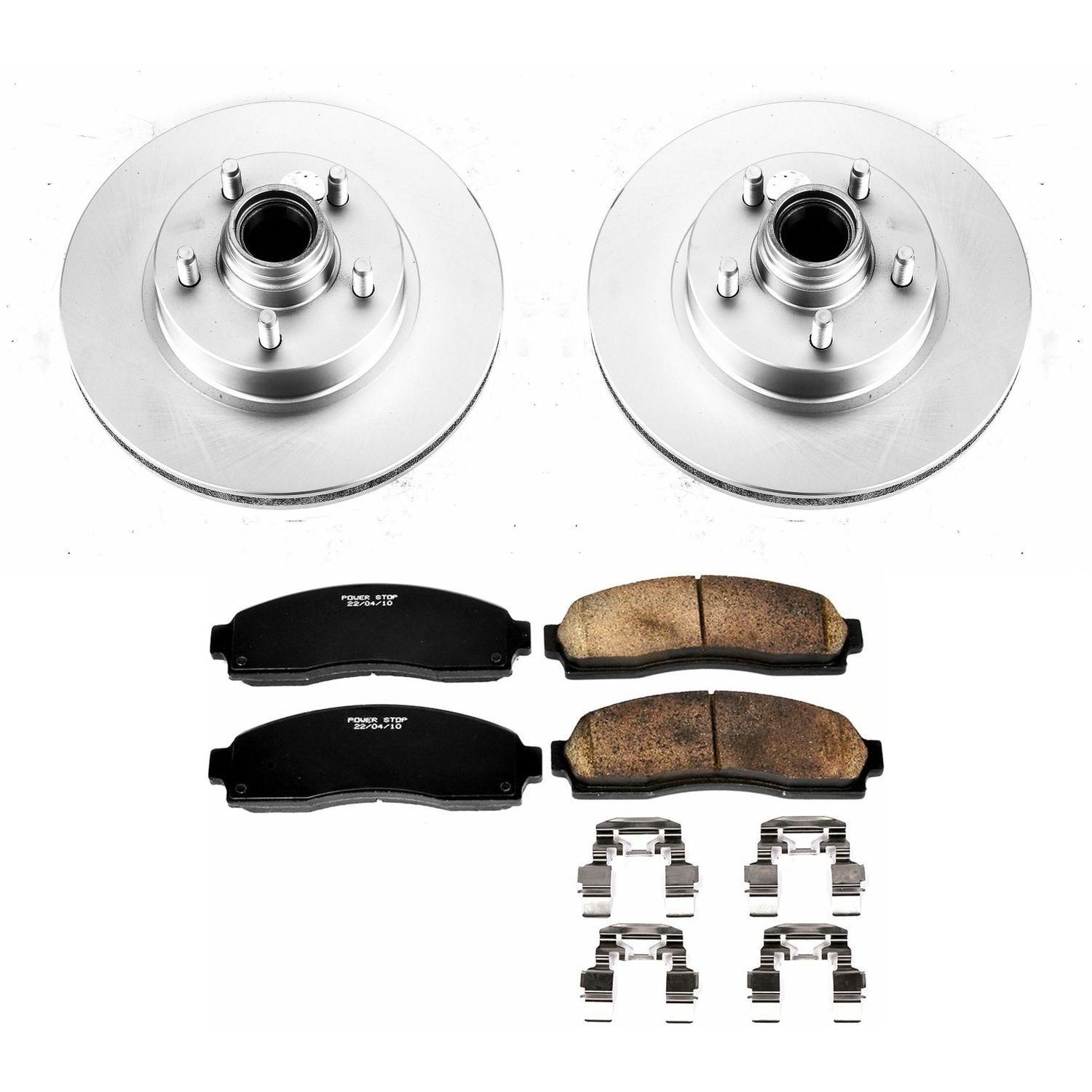 PowerStop Performance Brake Pads Rotors Kit CRK1857