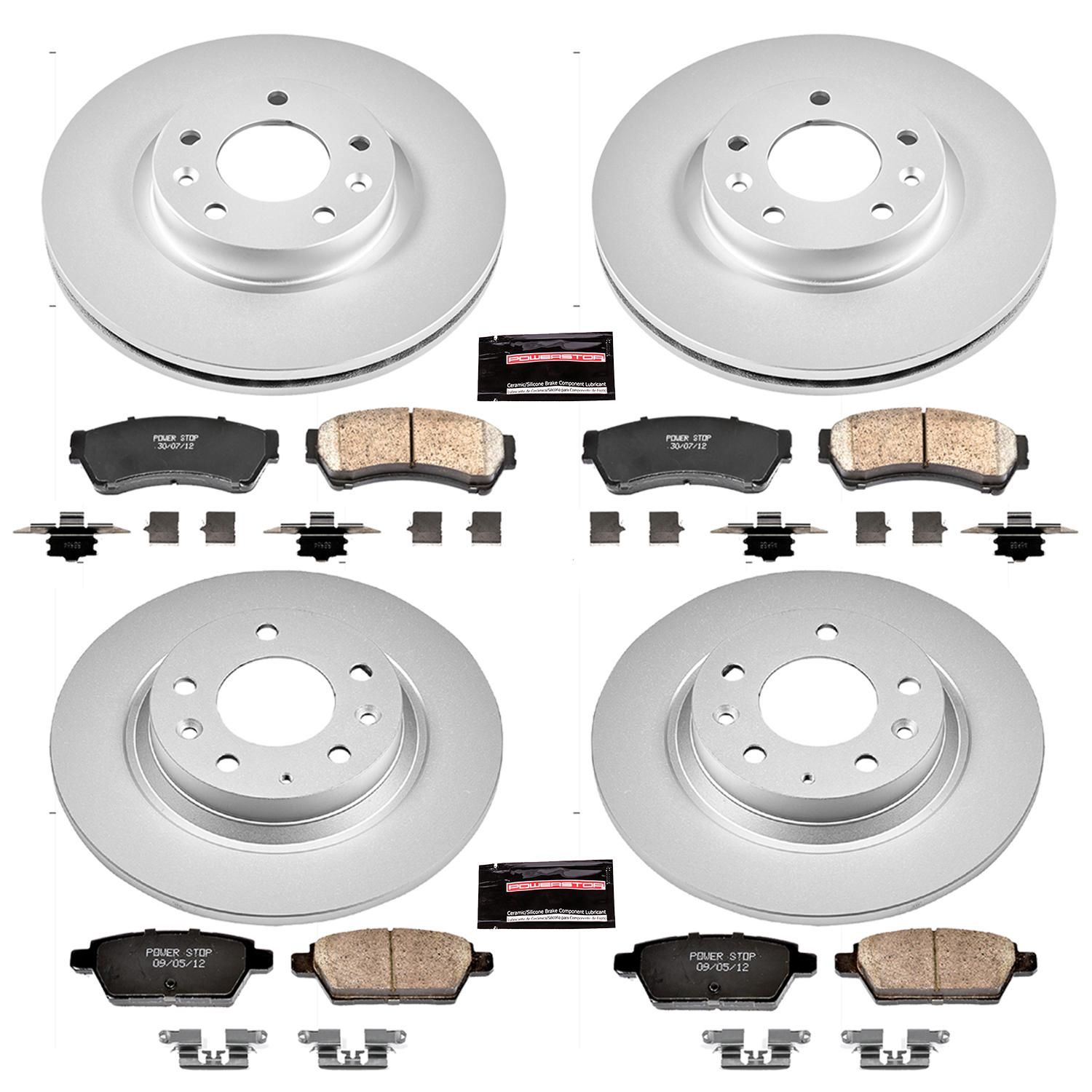 PowerStop Performance Brake Pads Rotors Kit CRK200