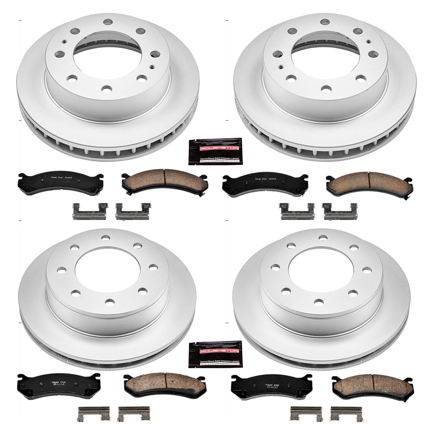 Power Stop Performance Brake Pads Rotors Kit CRK2023