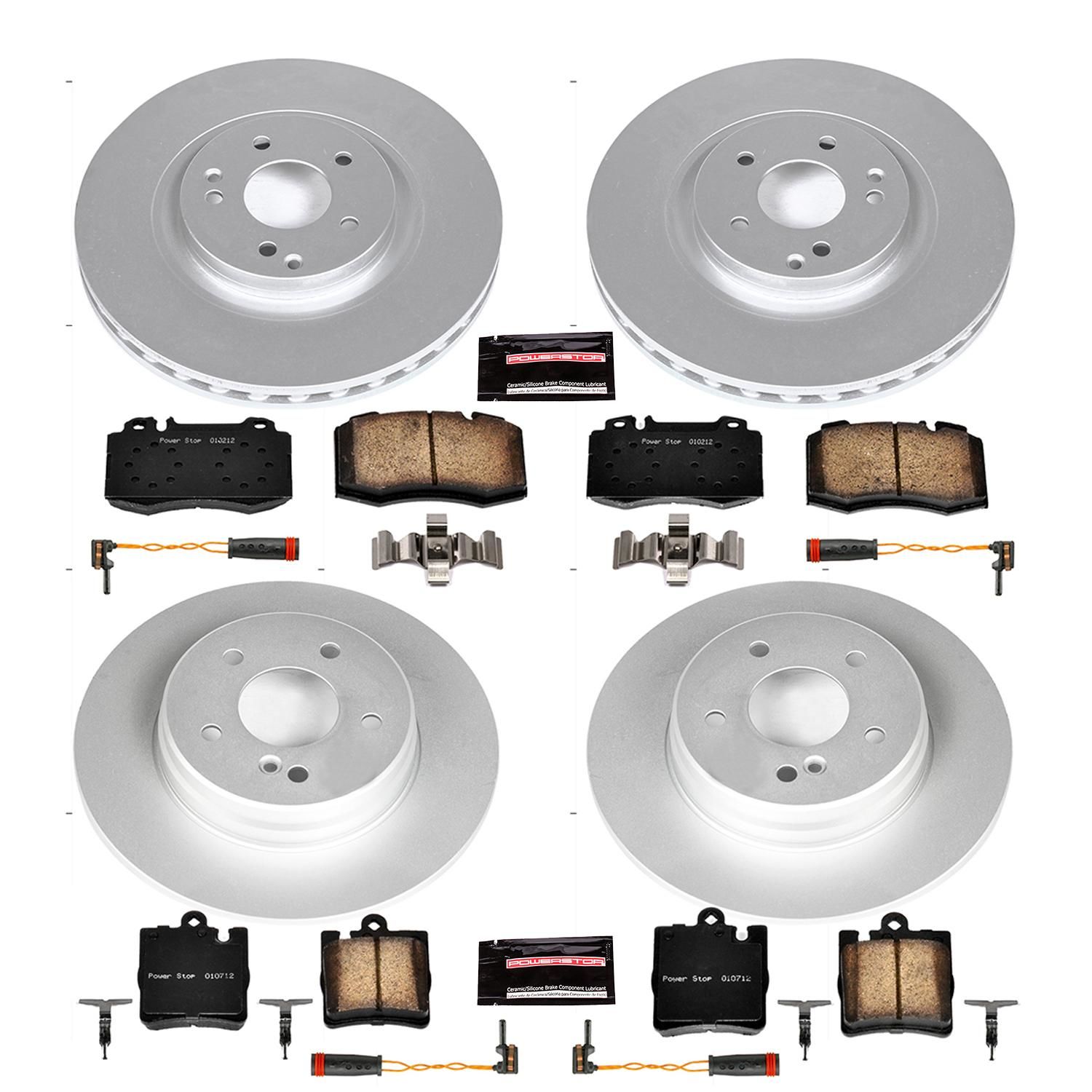 PowerStop Performance Brake Pads Rotors Kit CRK2791