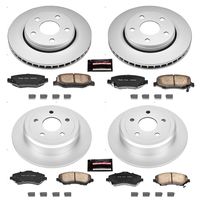 PowerStop Performance Brake Pads Rotors Kit CRK2798 for 2010 Jeep Wrangler