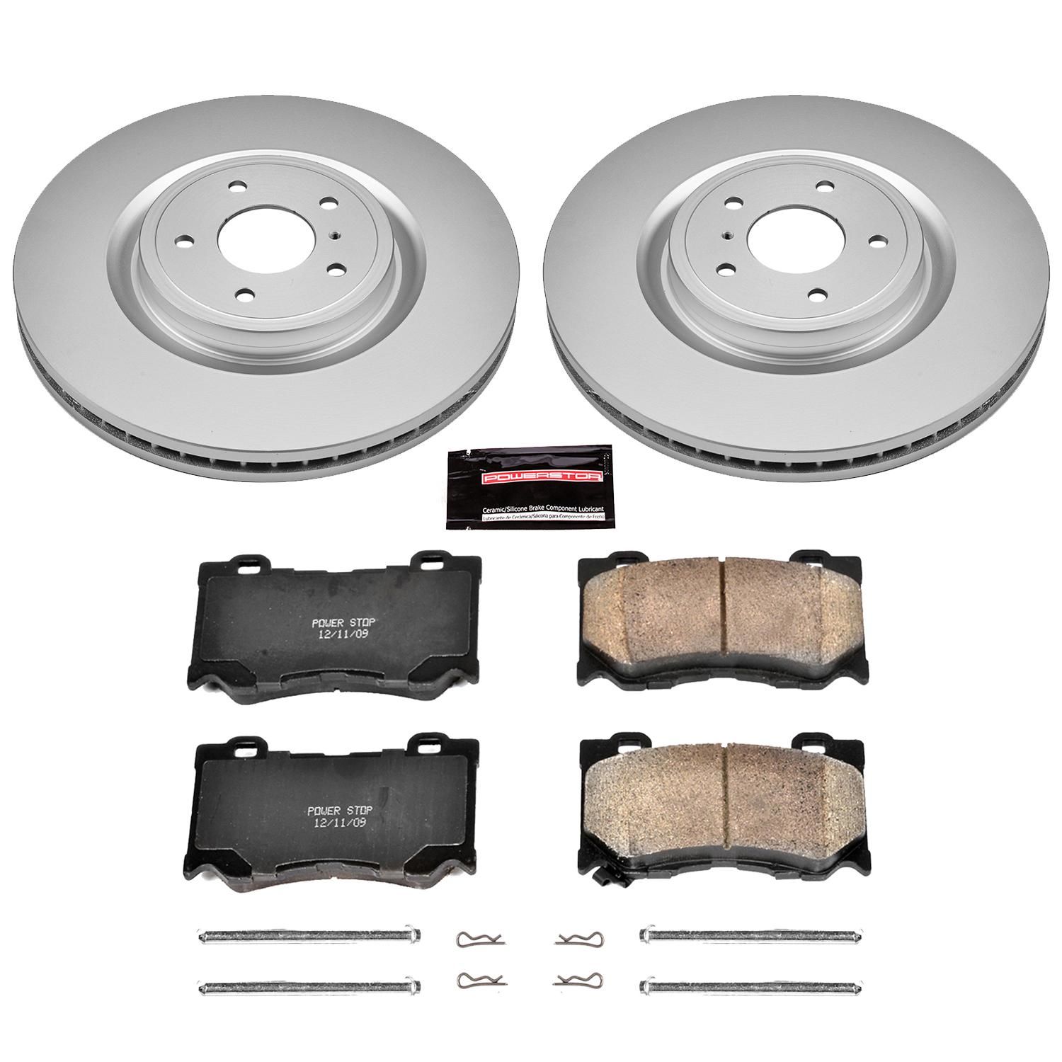 PowerStop Performance Brake Pads Rotors Kit CRK2915