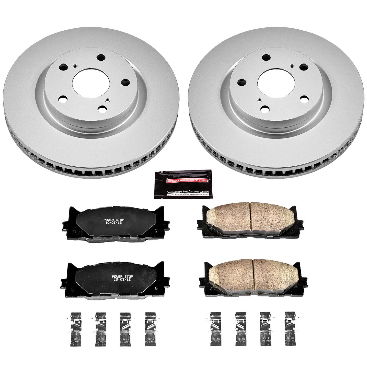 PowerStop Performance Brake Pads Rotors Kit CRK3053