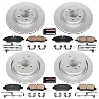 PowerStop Performance Brake Pads Rotors Kit CRK4059 for Land Rover LR3