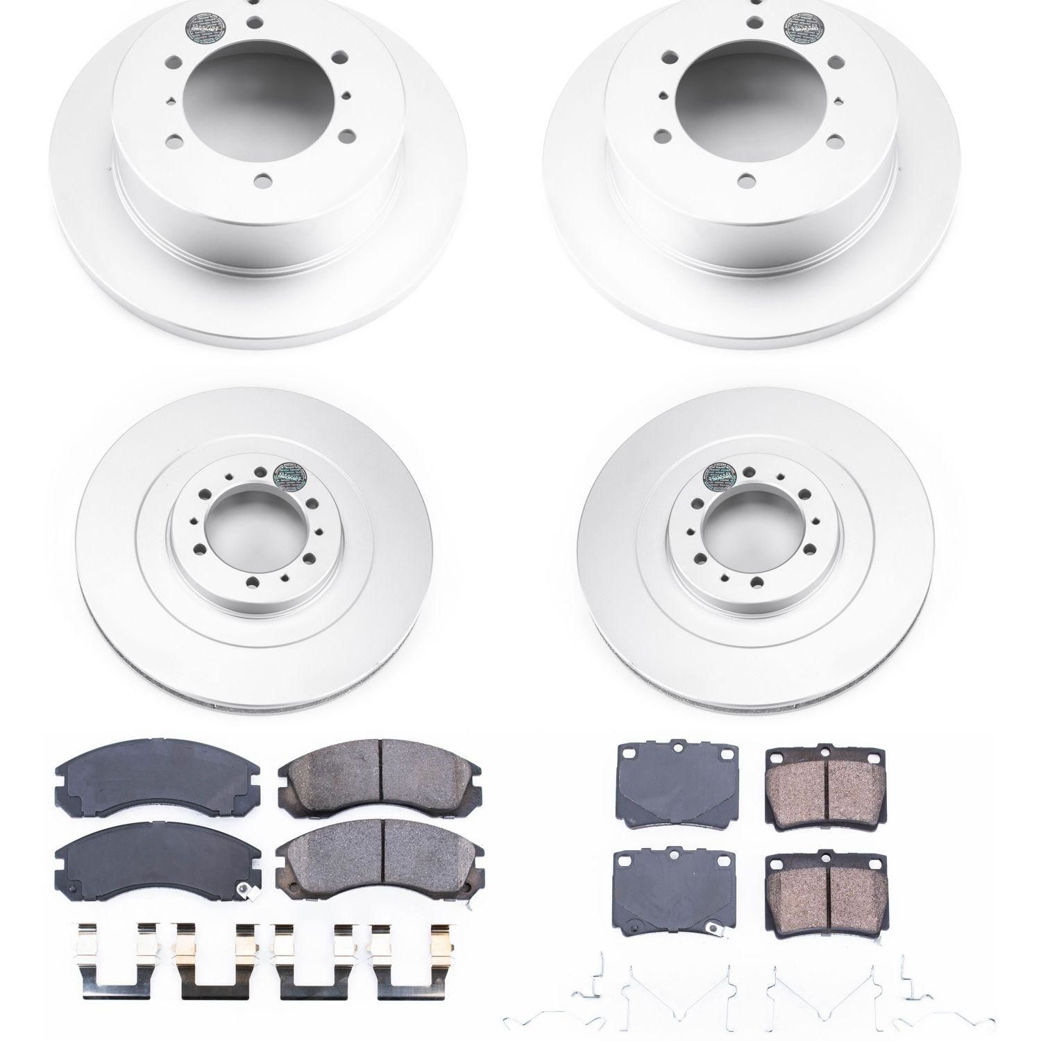 PowerStop Performance Brake Pads Rotors Kit CRK4252