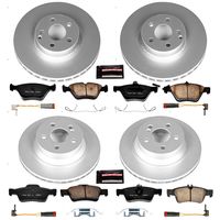 PowerStop Performance Brake Pads Rotors Kit CRK4518 for Mercedes Benz E350