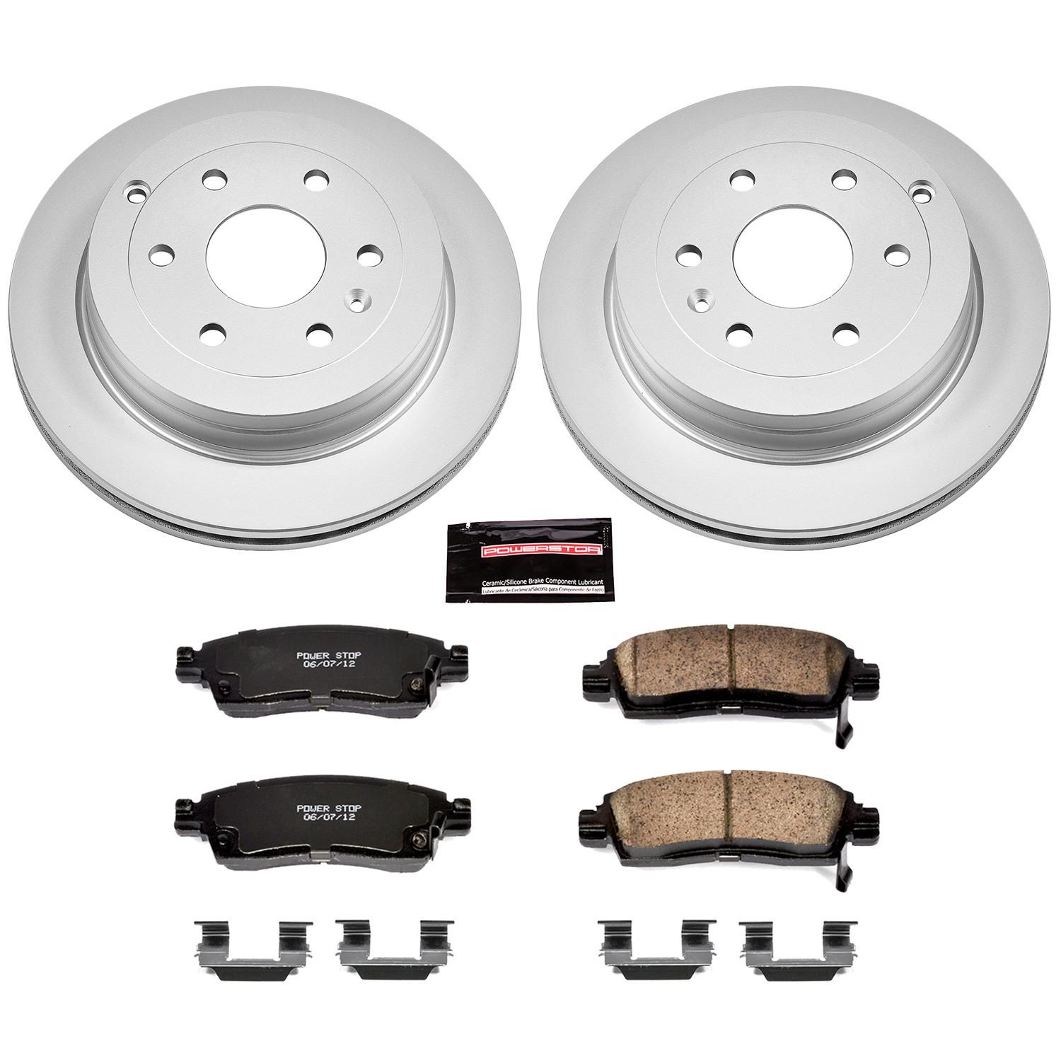 Power Stop Performance Brake Pads Rotors Kit CRK5262