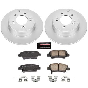 Brake X Rear Brake Pads And Rotors Kit Replacement For 2011-2014 HYUNDAI SONATA | NYX OE+ Rotors And Alpha Ceramic Brake Pads, Brake Kits - Canada