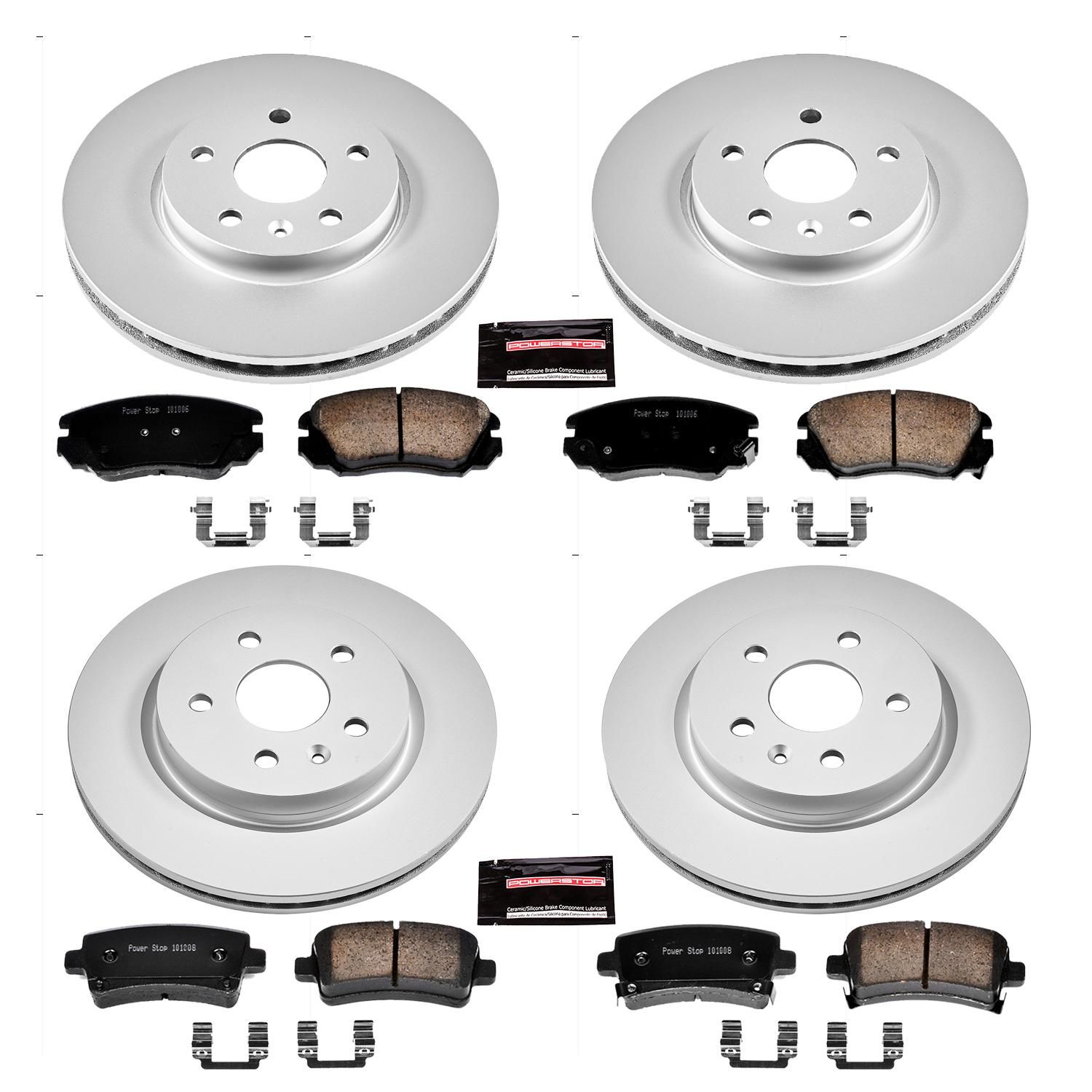 PowerStop Performance Brake Pads Rotors Kit CRK5515