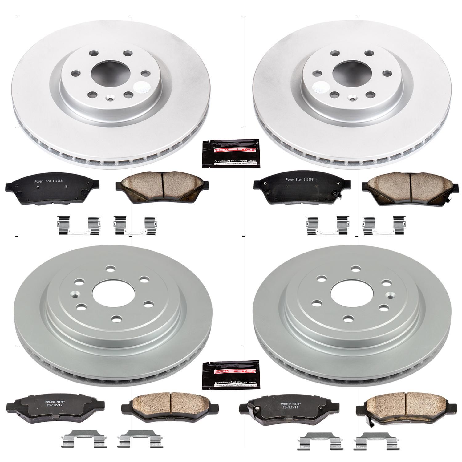 PowerStop Performance Brake Pads Rotors Kit CRK5546