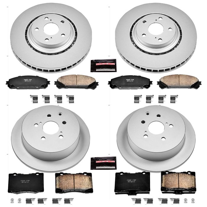 PowerStop Performance Brake Pads Rotors Kit CRK5828