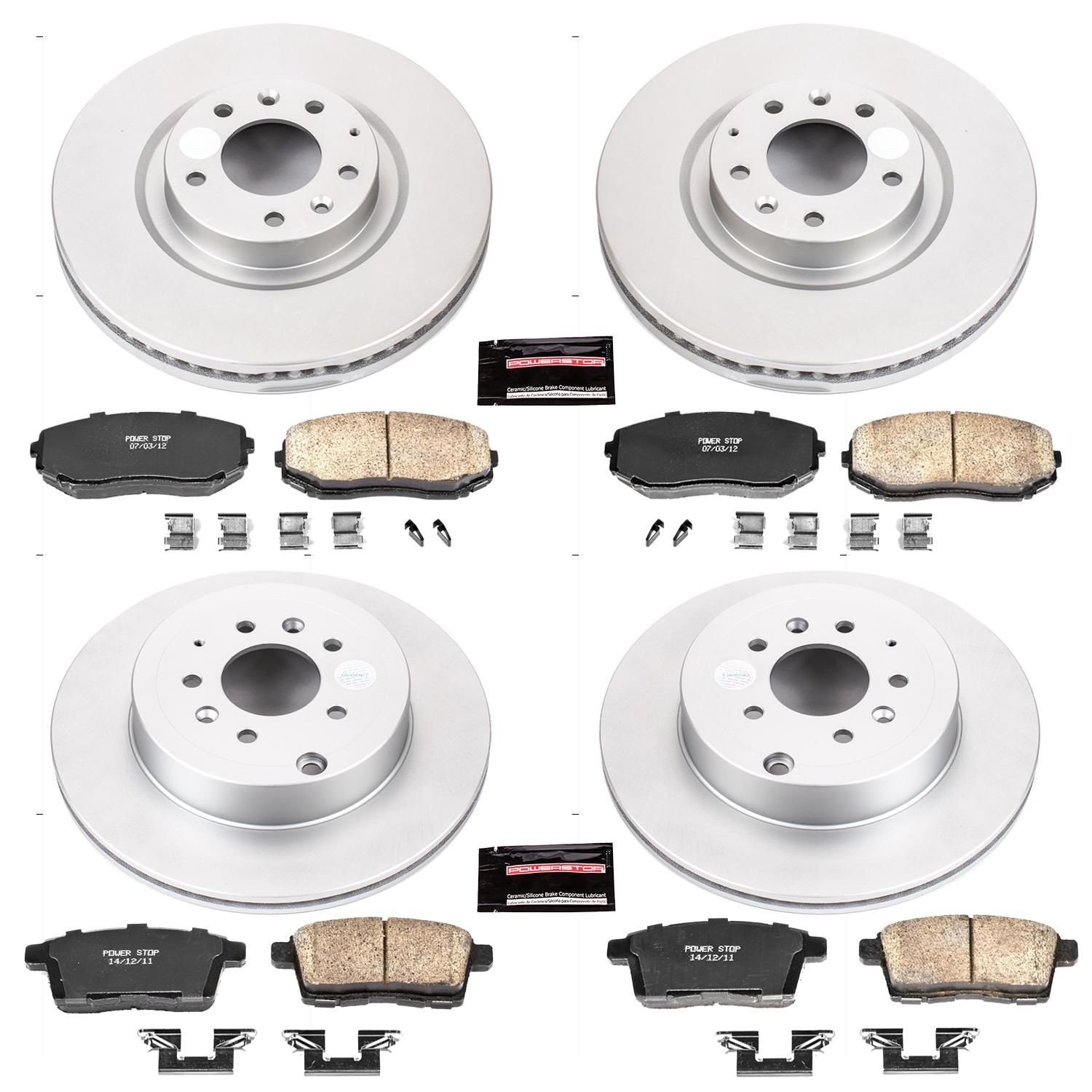 PowerStop Performance Brake Pads Rotors Kit CRK5879