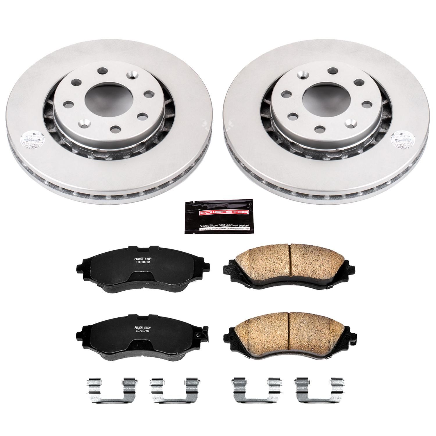 PowerStop Performance Brake Pads Rotors Kit CRK5893