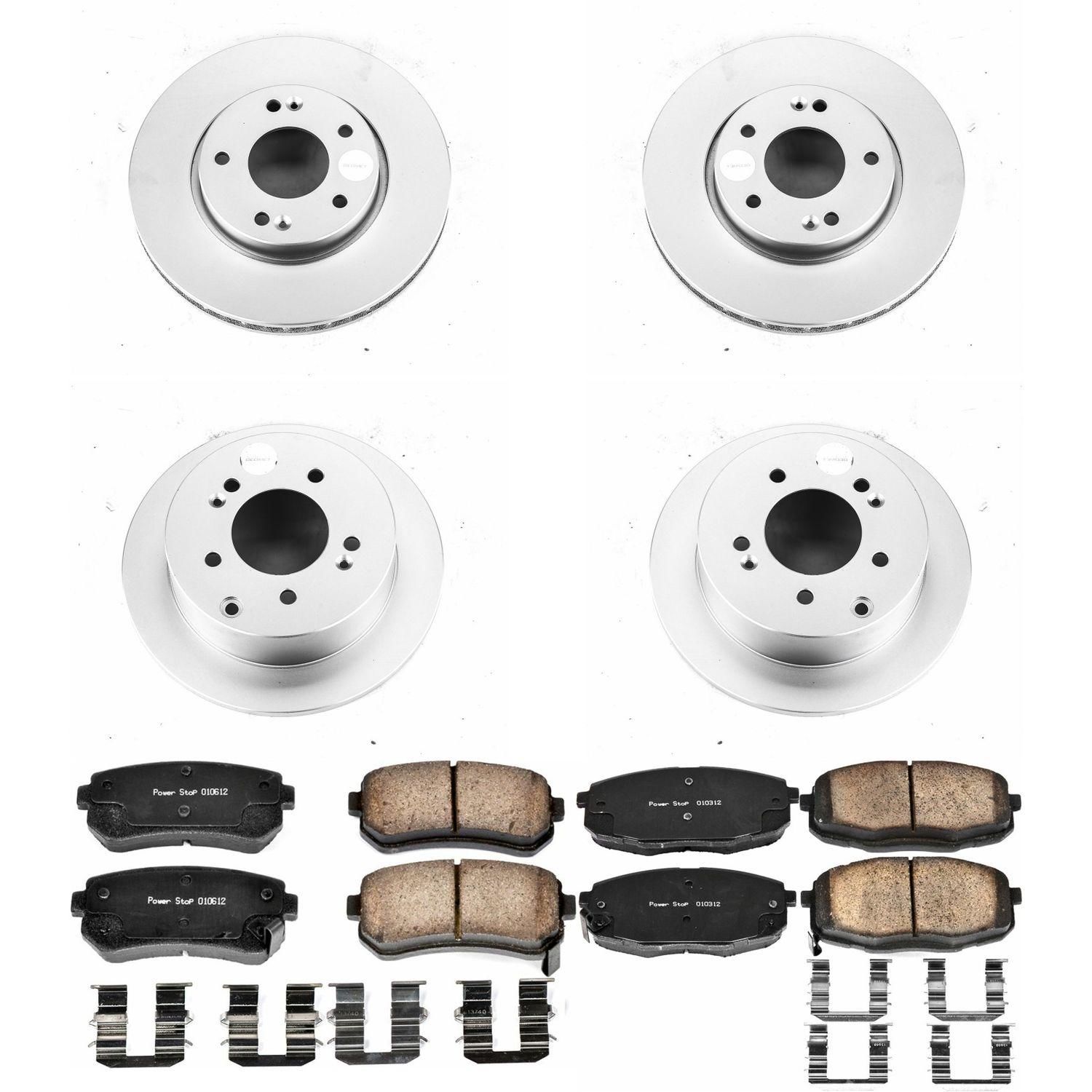 PowerStop Performance Brake Pads Rotors Kit CRK5912