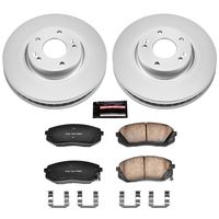 PowerStop Performance Brake Pads Rotors Kit CRK6087 for Kia Sportage