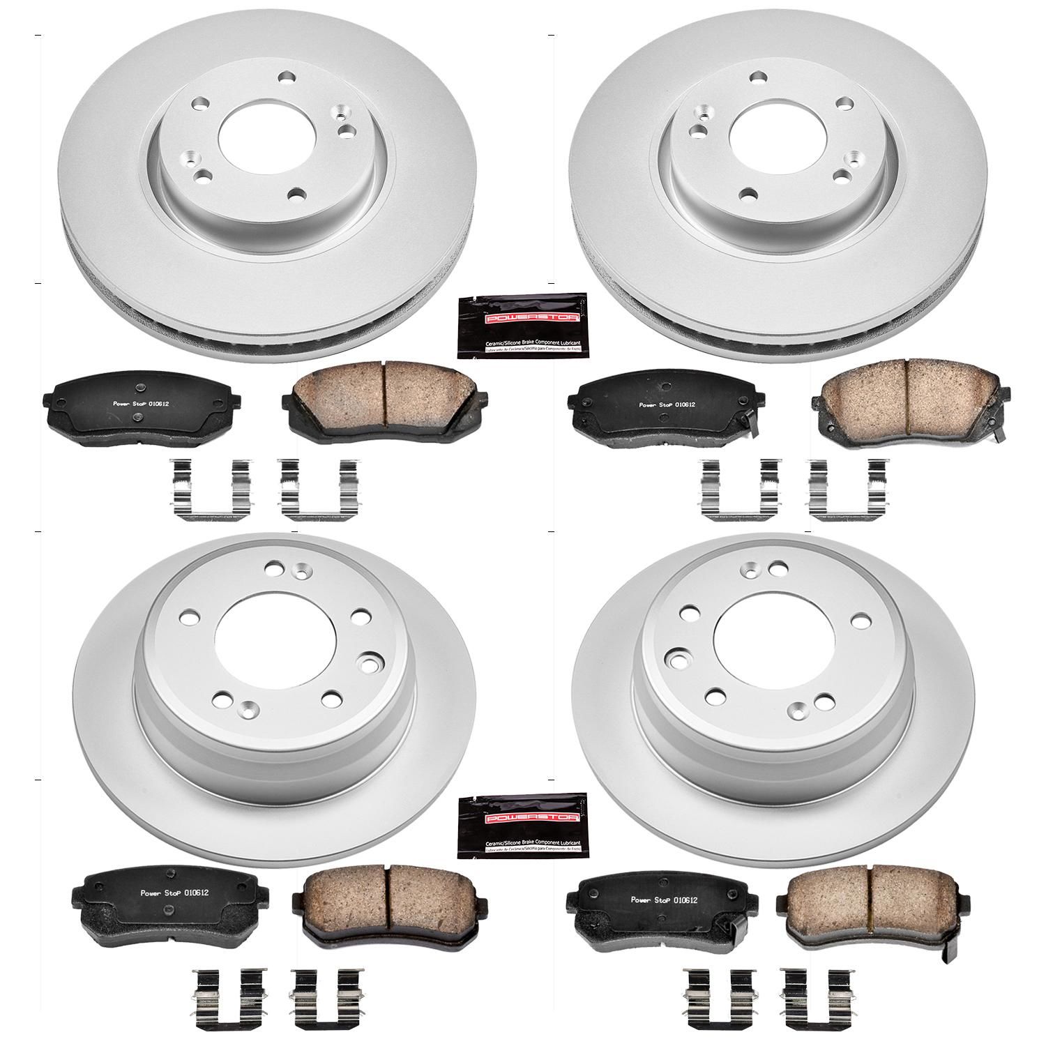 PowerStop Performance Brake Pads Rotors Kit CRK6088