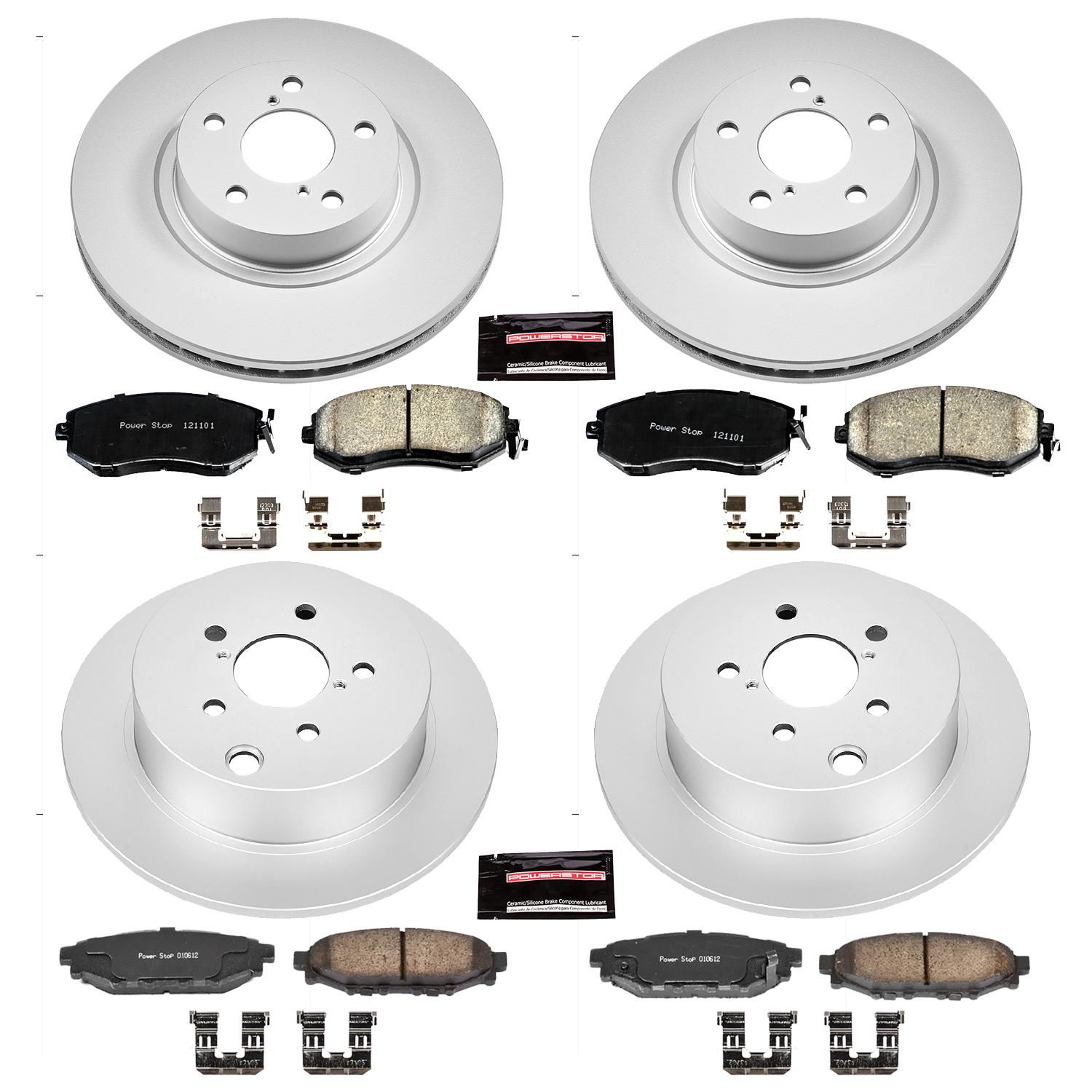 PowerStop Performance Brake Pads Rotors Kit CRK6113
