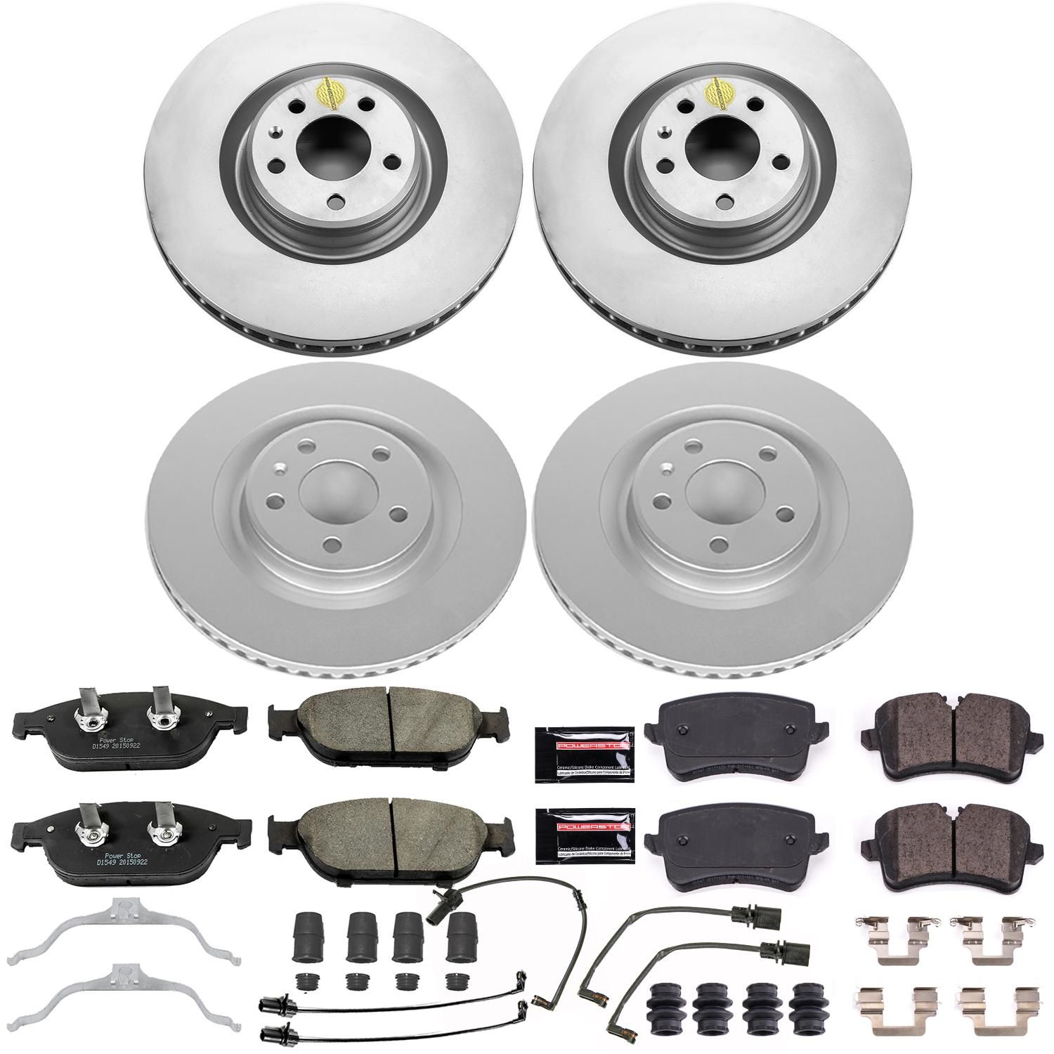 PowerStop Performance Brake Pads Rotors Kit CRK6132
