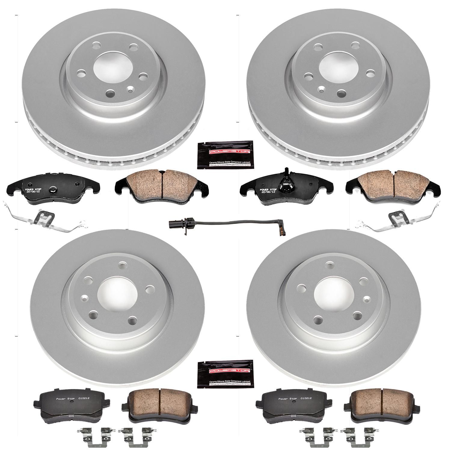 PowerStop Performance Brake Pads Rotors Kit CRK6134